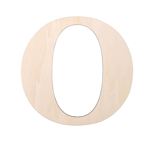Holzbuchstaben, 30,5 cm, große Holzbuchstaben für Wanddekoration, 1,27 cm, blanko, unlackiert, Holzbuchstaben für Zuhause, Wanddekoration, DIY, Malerei, Handwerk (O) von KOOCHOICE