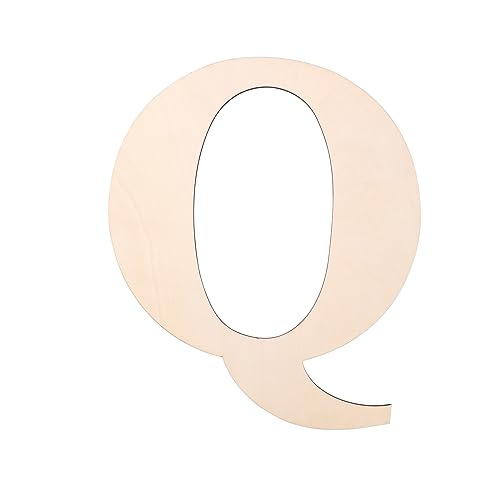 Holzbuchstaben, 30,5 cm, große Holzbuchstaben für Wanddekoration, 1,27 cm, blanko, unlackiert, Holzbuchstaben für Zuhause, Wanddekoration, DIY, Malerei, Handwerk (Q) von KOOCHOICE