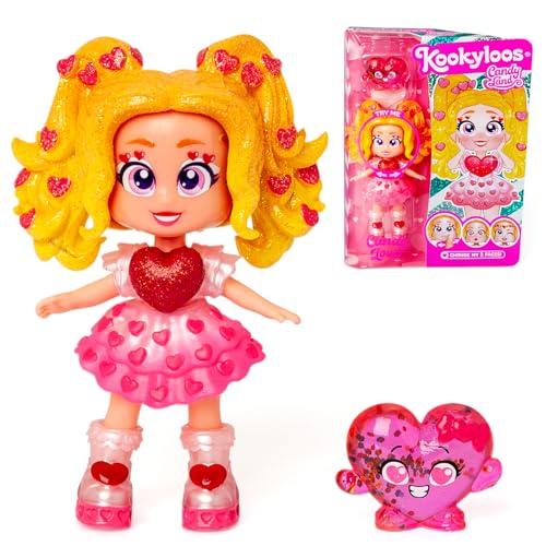 KOOKYLOOS Candy Land Series Candy Love - Sammelpuppe aus der Serie Candy Land, Inhalt: 1 Puppe, Kleidung und Schuh-Set, Zubehör und Tier,1 Puppe hat 3 Verschiedene Brusies! KOOKYLOOS Candy Land Series Candy Love - Sammelpuppe aus der Serie Candy Land, Inhalt: 1 Puppe, Kleidung und Schuh-Set, Zubehör und Tier,1 Puppe hat 3 Verschiedene Brusies! von KOOKYLOOS