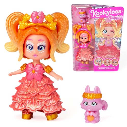 KOOKYLOOS Serie Princess, Blossom Beauty – Sammelpuppe aus der Princess-Serie. Enthält Puppe, Set aus Kleidung und Schuhen mit Prinzessinnen-Thema, Zubehör und Haustier. 1 Puppe, 3 Verschiedene KOOKYLOOS Serie Princess, Blossom Beauty – Sammelpuppe aus der Princess-Serie. Enthält Puppe, Set aus Kleidung und Schuhen mit Prinzessinnen-Thema, Zubehör und Haustier. 1 Puppe, 3 Verschiedene von KOOKYLOOS