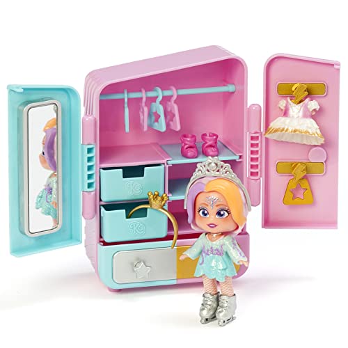 KOOKYLOOS Tara's Wardrobe Puppenschrank mit mehr als 18 Mode-Accessoires und Puppen, 3 Ausdrücken, inkl. Kleidung, Accessoires Schuhe, Kleiderbügel, Schubladen Sticker, 8431618018545 KOOKYLOOS Tara's Wardrobe Puppenschrank mit mehr als 18 Mode-Accessoires und Puppen, 3 Ausdrücken, inkl. Kleidung, Accessoires Schuhe, Kleiderbügel, Schubladen Sticker, 8431618018545 von KOOKYLOOS