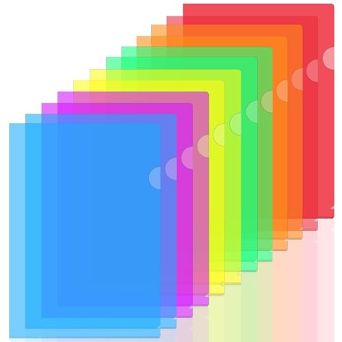Dokumentenmappe A4 aus Kunststoff - 12 Stück von KOOSREEL