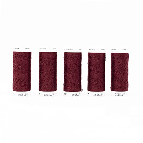 KORBOND 100 m Polyester Gewinde, deep rot von KORBOND