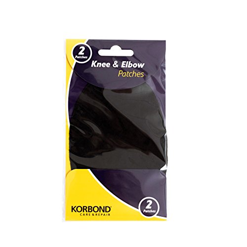 Korbond Knie & Ellenbogen Patches, Schwarz, 2-teilig Korbond Knie & Ellenbogen Patches, Schwarz, 2-teilig von KORBOND