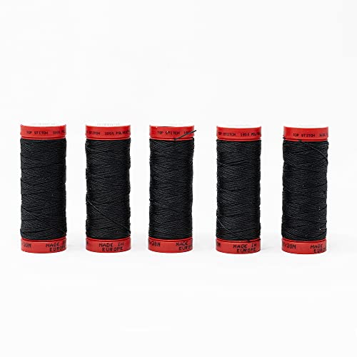 Korbond Nähgarn, 150 m, Fast schwarz, für Handnäh-und Nähmaschinen – kein Einlaufen – ideal zum Hinzufügen von hausgemachten Kleidungsstücken und Zubehör Oberstich, Polyester, 150m Korbond Nähgarn, 150 m, Fast schwarz, für Handnäh-und Nähmaschinen – kein Einlaufen – ideal zum Hinzufügen von hausgemachten Kleidungsstücken und Zubehör Oberstich, Polyester, 150m von KORBOND