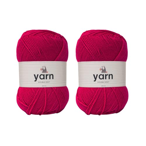 Korbond Garn – Hellrosa – 2 x 100 g Acrylwolle – leicht, hypoallergen und langlebig, Doppelstrick-Häkelgarn, Strickwolle Korbond Garn – Hellrosa – 2 x 100 g Acrylwolle – leicht, hypoallergen und langlebig, Doppelstrick-Häkelgarn, Strickwolle von KORBOND