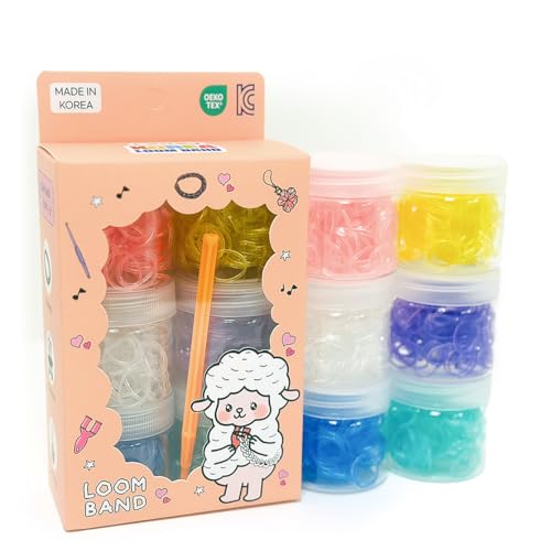 KOREA LOOM BAND Premium Bastelarmband DIY Kit Latexfrei (Glitzer) LW-100 von KOREA LOOM BAND