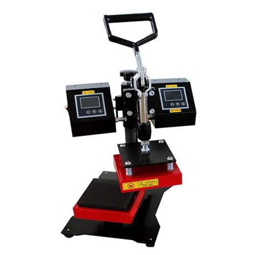 Heißpressmaschine, Obere und untere Platten, manuelle Kolophonium-Wärmeplattenpressmaschine, 4,7 x 4,7 Zoll T-Shirt-Taschen-Stoff-Heißdruck-Prägemaschine Heißpressmaschine, Obere und untere Platten, manuelle Kolophonium-Wärmeplattenpressmaschine, 4,7 x 4,7 Zoll T-Shirt-Taschen-Stoff-Heißdruck-Prägemaschine von KOROBIE