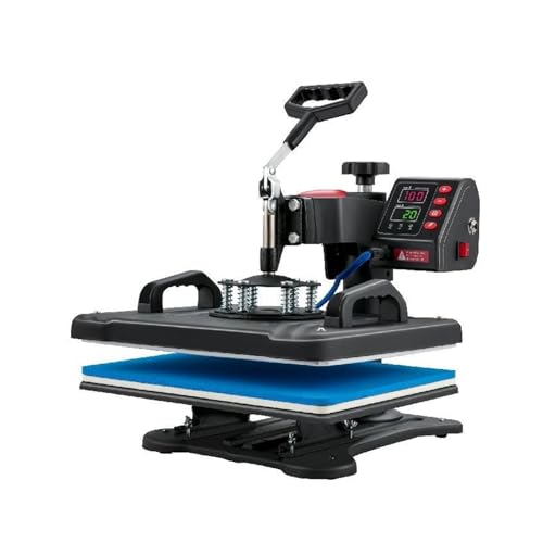 Heißpressmaschine, Transferpresse, 5-in-1-Heißpressmaschine, 12 x 15 Zoll Clamshell-Sublimationstransferdrucker, digitale präzise Temperaturrelung Heißpressmaschine, Transferpresse, 5-in-1-Heißpressmaschine, 12 x 15 Zoll Clamshell-Sublimationstransferdrucker, digitale präzise Temperaturrelung von KOROBIE