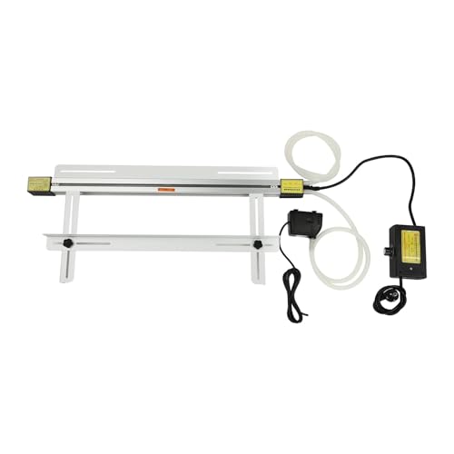 KOROBIE 60 cm Acryl-Heißbiemaschine, Kunststoffplatten-PVC-Bier mit Ständer, 1000 W von KOROBIE