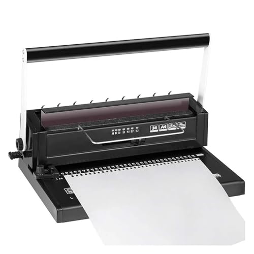 KOROBIE Bindemaschine, 34 Löcher Manuelle Spulenbindemaschine Buchbindemaschine Spiralspulen-Papierstanzer Drahtstanzbindereinsatz A4-Papiere Für Projekte zu Hause oder im kleinen Büro KOROBIE Bindemaschine, 34 Löcher Manuelle Spulenbindemaschine Buchbindemaschine Spiralspulen-Papierstanzer Drahtstanzbindereinsatz A4-Papiere Für Projekte zu Hause oder im kleinen Büro von KOROBIE