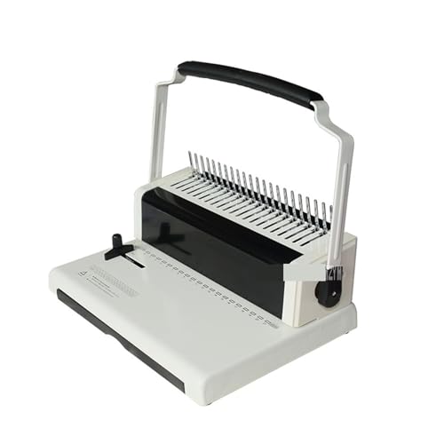 KOROBIE Bindemaschine, DC-2100 Kamm-Typ Gummiring Klemme Bindemaschine A4 Papier Puncher 21-Loch Datei Stanzmaschine Einstellbare Loch Abstand Für Projekte zu Hause oder im kleinen Büro KOROBIE Bindemaschine, DC-2100 Kamm-Typ Gummiring Klemme Bindemaschine A4 Papier Puncher 21-Loch Datei Stanzmaschine Einstellbare Loch Abstand Für Projekte zu Hause oder im kleinen Büro von KOROBIE