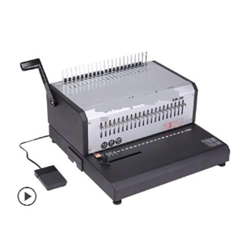 KOROBIE Bindemaschine, Elektrische Kammbindemaschine im A4-Format EB-30 Elektrische Stanzmaschine 21 Löcher Gummiringclips Dual-Use-Bindemaschine Für Projekte zu Hause oder im kleinen Büro KOROBIE Bindemaschine, Elektrische Kammbindemaschine im A4-Format EB-30 Elektrische Stanzmaschine 21 Löcher Gummiringclips Dual-Use-Bindemaschine Für Projekte zu Hause oder im kleinen Büro von KOROBIE