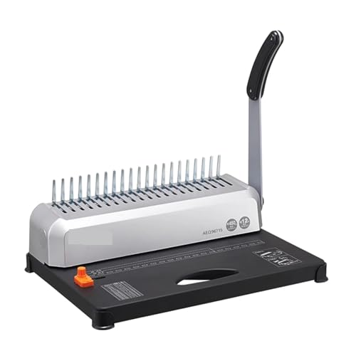 KOROBIE Bindemaschine, Kammbindemaschine AEQ96715 Manuelle Klemmleiste 21 Loch Ringdatei Puncher Für Projekte zu Hause oder im kleinen Büro KOROBIE Bindemaschine, Kammbindemaschine AEQ96715 Manuelle Klemmleiste 21 Loch Ringdatei Puncher Für Projekte zu Hause oder im kleinen Büro von KOROBIE