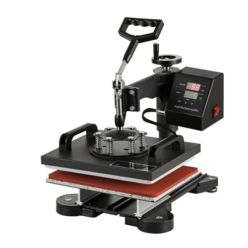 KOROBIE Heißpressmaschine, Heißpresswerkzeuge, 30,5 x 25,4 cm, T-Shirt-Heißpresse, Transferpresse, Sublimationsdruck, Hemd-Transfer, 360-Grad-Stanzmaschine KOROBIE Heißpressmaschine, Heißpresswerkzeuge, 30,5 x 25,4 cm, T-Shirt-Heißpresse, Transferpresse, Sublimationsdruck, Hemd-Transfer, 360-Grad-Stanzmaschine von KOROBIE
