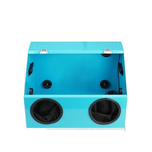 KOROBIE Staubschutzhaube, Staubbox, Schleif- und Polierbox, schutzabdeckung for elektrische Schleiftische, Schnitz- und Poliermaschinen aus Metall Zum Schleifen, Polieren, Schneiden, Bohren(No Fan) von KOROBIE