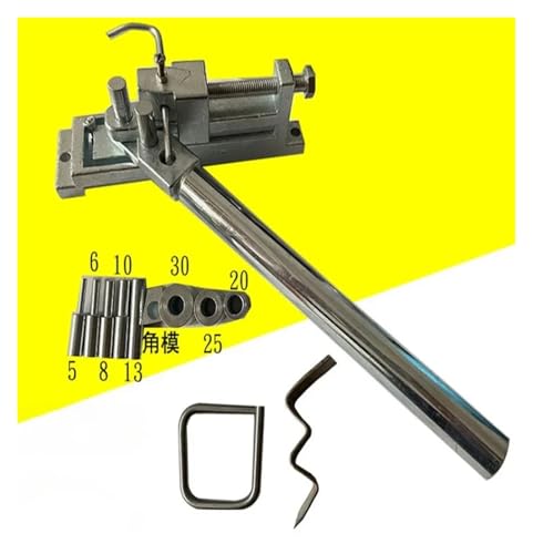 Manuelle Biegemaschine, Werkzeug DIY Rohrbiegemaschine, Geeignet for Alle Arten Von Biegbaren Metalldrähten Und Flacheisenmaterialien von KOROBIE