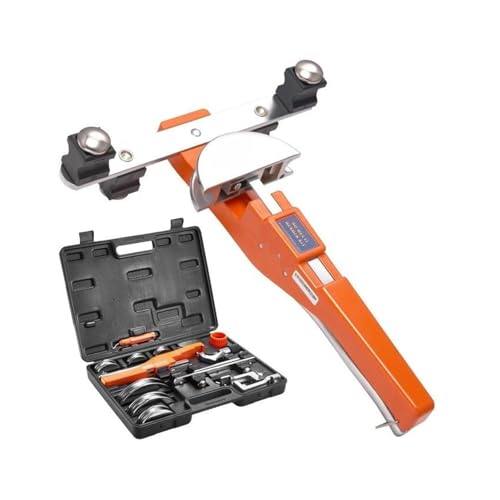 Rohrbieger, Ratschen-Rückbiegewerkzeug for Rohre mit 7 Matrizen, Rohrschneider for die Reparatur von Klimaanlagen und Kühlschränken von KOROBIE