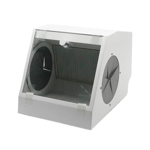 Staubschutzhaube, Staubbox, Sandstrahler-sammler, Läppschutz, Sandstrahlen, dichter Koffer mit LED-Licht, Schleif- und Polierbox Zum Schleifen, Polieren, Schneiden, Bohren von KOROBIE