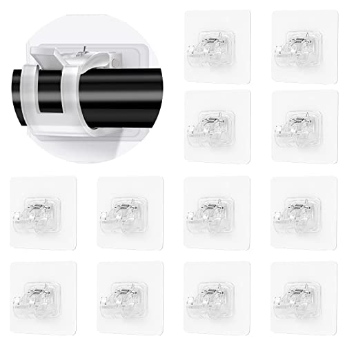 KOSHIFU 12 Stück Selbstklebende Gardinen Stangen Halterung Gardinenstange ohne Bohren Klebehaken Gardinenstange Vorhänge Haken Halter Gardinenstangenhalter Transparent für Home Küche Bad Schlafzimmer KOSHIFU 12 Stück Selbstklebende Gardinen Stangen Halterung Gardinenstange ohne Bohren Klebehaken Gardinenstange Vorhänge Haken Halter Gardinenstangenhalter Transparent für Home Küche Bad Schlafzimmer von KOSHIFU
