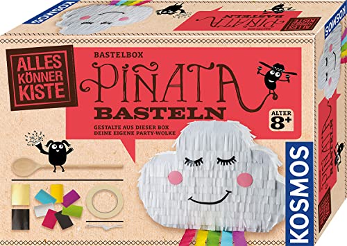 KOSMOS 604486 AllesKönnerKiste Piñata basteln, Kreatives Bastelset für Kindergeburtstage, Nachhaltiger DIY-Spaß, Deko, Party, Pinata als Mitbringsel und Geschenk, für Kinder ab 8 Jahre von Kosmos
