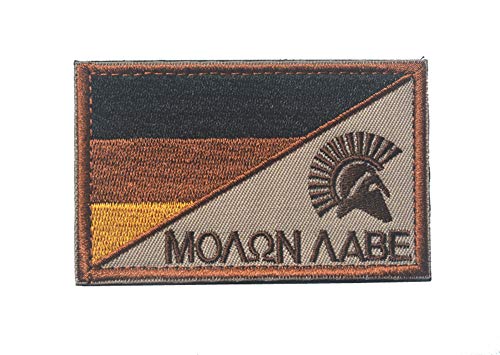 Patches Klett Stickerei Aufnäher Klettbänder Deutschland Militär Aufkleber Abzeichen für Rucksacke (Farbe B) von KOSSJAA