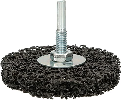 KOTARBAU® Grobreinigungsscheibe für Bohrmaschine 80x15x6 mm Nylongewebescheibe Schaft 6 mm Abrasiv-Schleifscheibe von KOTARBAU