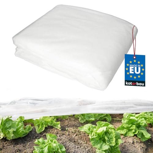 KOTARBAU® Unkrautvlies 1,1x10m Gartenvlies für Pflanzen 50 g/m² PP Weiß Unkrautflies für Garten Frühbeetvlies Frostschutz Pflanzen Wachstumsvlies Wintervlies Abdeckung Vlies Folie Frühbeet Gartenfolie von KOTARBAU