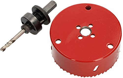 KOTARBAU Lochsäge 105 mm HSS mit Zentrierbohrer Lochfräse Bohrkrone Lochkreissäge Sägekranz für Metall, Edelstahl, Holz, Kunststoff KOTARBAU Lochsäge 105 mm HSS mit Zentrierbohrer Lochfräse Bohrkrone Lochkreissäge Sägekranz für Metall, Edelstahl, Holz, Kunststoff von KOTARBAU