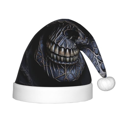 KOUUIP Weihnachtsmütze mit Blumendruck, Totenkopf für Erwachsene, Weihnachtsmannmützen für Weihnachten, Neujahr, Partyzubehör KOUUIP Weihnachtsmütze mit Blumendruck, Totenkopf für Erwachsene, Weihnachtsmannmützen für Weihnachten, Neujahr, Partyzubehör von KOUUIP