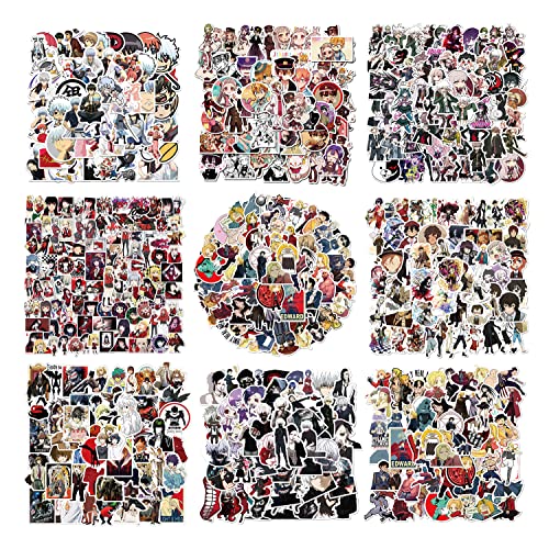 400Pcs Anime Mixed Stickers Classic Anime Sticker Pack, Vinyl Wasserdichte Aufkleber Decals für Wasserflaschen Laptop Skateboard Notebook, Geschenk für Erwachsene Kinder Teens 400Pcs Anime Mixed Stickers Classic Anime Sticker Pack, Vinyl Wasserdichte Aufkleber Decals für Wasserflaschen Laptop Skateboard Notebook, Geschenk für Erwachsene Kinder Teens von KOWASO