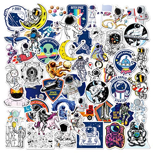 Astronauten Weltraum Aufkleber 50Pcs für Laptop, Fahrrad, Gepäck, Graffiti-Patches, Gitarrenaufkleber für Skateboard, Gepäck, Fahrradstoßstange, Geschenk für Kinder/Teenager Astronauten Weltraum Aufkleber 50Pcs für Laptop, Fahrrad, Gepäck, Graffiti-Patches, Gitarrenaufkleber für Skateboard, Gepäck, Fahrradstoßstange, Geschenk für Kinder/Teenager von KOWASO
