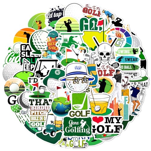 Golf Aufkleber 50Pcs für Laptop, Fahrrad, Gepäck, Graffiti-Patches, Gitarrenaufkleber für Skateboard, Gepäck, Fahrradstoßstange, Geschenk für Kinder/Teenager Golf Aufkleber 50Pcs für Laptop, Fahrrad, Gepäck, Graffiti-Patches, Gitarrenaufkleber für Skateboard, Gepäck, Fahrradstoßstange, Geschenk für Kinder/Teenager von KOWASO