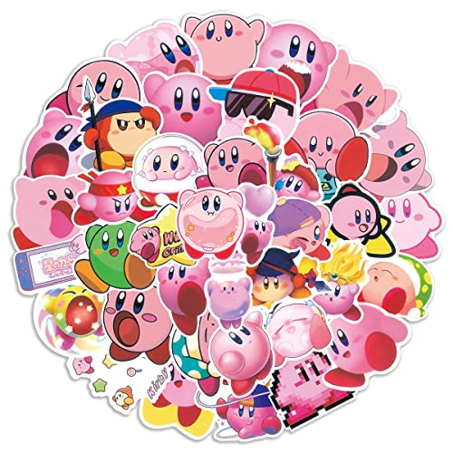 Kirby Aufkleber 50 Stück Vinyl Aufkleber für Laptop, Stoßstange, Skateboard, Wasserflaschen, Computer, Telefon, Cartoon-Anime-Aufkleber für Kinder, Teenager, Erwachsene Kirby Aufkleber 50 Stück Vinyl Aufkleber für Laptop, Stoßstange, Skateboard, Wasserflaschen, Computer, Telefon, Cartoon-Anime-Aufkleber für Kinder, Teenager, Erwachsene von KOWASO