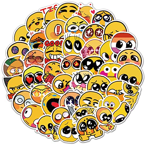 Kleine Größe Emoticon Aufkleber 100Pcs für Laptop, Fahrrad, Gepäck, Graffiti-Patches, Gitarrenaufkleber für Skateboard, Gepäck, Fahrradstoßstange Kleine Größe Emoticon Aufkleber 100Pcs für Laptop, Fahrrad, Gepäck, Graffiti-Patches, Gitarrenaufkleber für Skateboard, Gepäck, Fahrradstoßstange von KOWASO