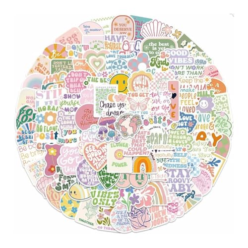 KOZOY 100 Stück Dänische Pastell-Aufkleber, Bunte süße Aufkleber, ästhetische Vinyl-Aufkleber, wasserfeste Stickers für Teenager, Mädchen, Laptop, Computer, Skateboard KOZOY 100 Stück Dänische Pastell-Aufkleber, Bunte süße Aufkleber, ästhetische Vinyl-Aufkleber, wasserfeste Stickers für Teenager, Mädchen, Laptop, Computer, Skateboard von KOZOY