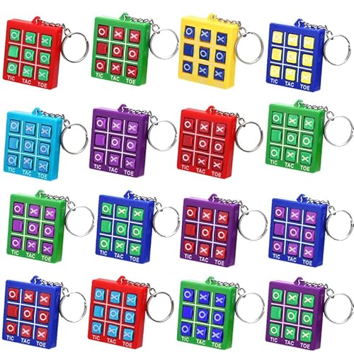 KOZOY Tic-Tac-Toe-Schlüsselanhänger-Set, bestehend aus 4 Mini-Spiel-Schlüsselanhängern, speziell für Kinder entwickelt, Tic-Tac-Toe-Schlüsselanhänger als Geburtstagsgeschenk für Kinder. KOZOY Tic-Tac-Toe-Schlüsselanhänger-Set, bestehend aus 4 Mini-Spiel-Schlüsselanhängern, speziell für Kinder entwickelt, Tic-Tac-Toe-Schlüsselanhänger als Geburtstagsgeschenk für Kinder. von KOZOY