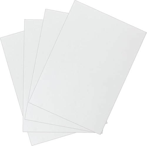 4 Stück Hochtemperatur-Keramikfaserpapier - Feuerfestes Isolierdichtungsmaterial for Brennöfen und Öfen(T: 6mm) von KPKPK