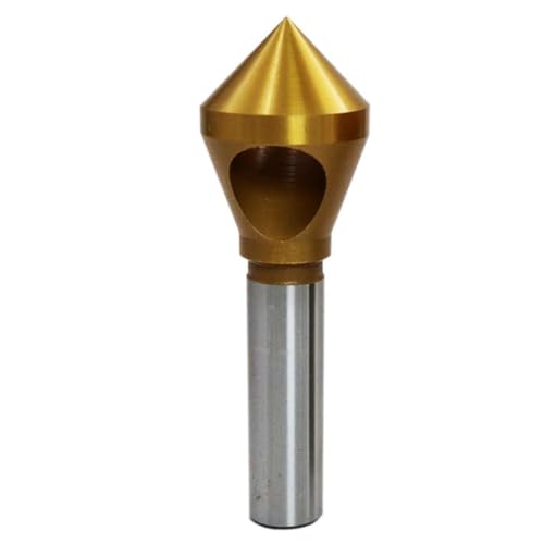 90-Grad-Fasenfräser – HSS-CO-Fasenfräser for die interne Spanabfuhr, runde Löcher, for präzises Senken, 1 Stück(D10(4-9mm)) von KPKPK