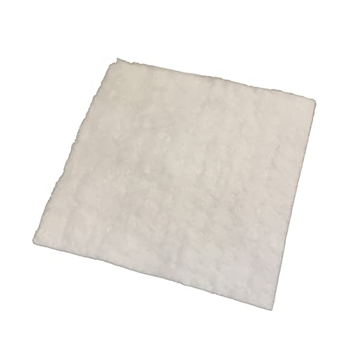 Hochtemperatur-Isolierdecke aus Keramikfasern – feuerfestes Isoliermaterial (2300 °F) for Pizzaöfen, Schmieden und Brennöfen(500 * 300 * 20mm) von KPKPK