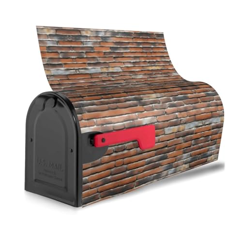 Briefkastenabdeckung, Motiv: alte Ziegelmauer, Magnetverschluss, wasserdicht, einzigartig für Zuhause, Garten, Dekoration Briefkastenabdeckung, Motiv: alte Ziegelmauer, Magnetverschluss, wasserdicht, einzigartig für Zuhause, Garten, Dekoration von KPXXAQT