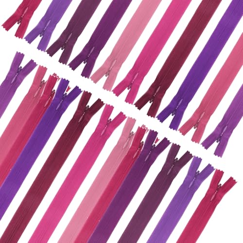 KQDRAVINE 50 Stück Nylon-Reißverschlüsse Zum Nähen und Basteln, 10 Farben Reißverschluss 29cm mit 5 Nähtasches, 2.4cm Breit Ersatz Reisverschluss für Sewing Craft Kleidung Tasch Kissenbezug DIY KQDRAVINE 50 Stück Nylon-Reißverschlüsse Zum Nähen und Basteln, 10 Farben Reißverschluss 29cm mit 5 Nähtasches, 2.4cm Breit Ersatz Reisverschluss für Sewing Craft Kleidung Tasch Kissenbezug DIY von KQDRAVINE