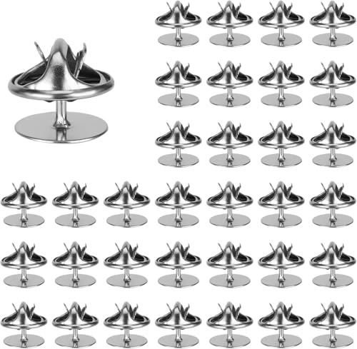 KQDRAVINE 60 Pairs Schmetterlingsverschluss Pin Rückseiten, Silber Anstecknadeln Pins Anstecker, Metall Pin Verschluss Locking Pin Backsfür DIY Kleidung Abzeichen Brosche (11 mm) von KQDRAVINE