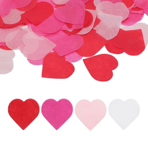 KQDRAVINE 6000 Stück Herz Konfetti Biologisch Abbaubar, 2.5cm Herz Deko in Rosa Rot Weiß Pfirsich, Deko Herzen Streudeko Hochzeit, Konfetti Herzen für Hochzeit Tischdeko, Heiratsantrag, Party KQDRAVINE 6000 Stück Herz Konfetti Biologisch Abbaubar, 2.5cm Herz Deko in Rosa Rot Weiß Pfirsich, Deko Herzen Streudeko Hochzeit, Konfetti Herzen für Hochzeit Tischdeko, Heiratsantrag, Party von KQDRAVINE
