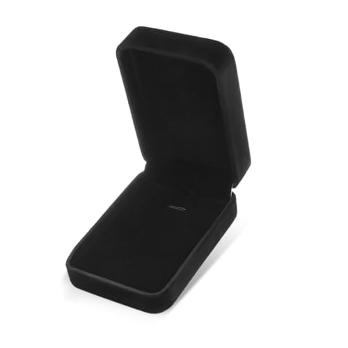 KQDRAVINE Schmuck Geschenkbox Klein, 10× 7×3.5 cm Samt Schmuckkästchen, Schmuckschachtel Schmuckkasten Schmuckaufbewahrung Klein Schmuckschatulle Verlobung, Schmuckbox für Halskette, Schwarz KQDRAVINE Schmuck Geschenkbox Klein, 10× 7×3.5 cm Samt Schmuckkästchen, Schmuckschachtel Schmuckkasten Schmuckaufbewahrung Klein Schmuckschatulle Verlobung, Schmuckbox für Halskette, Schwarz von KQDRAVINE