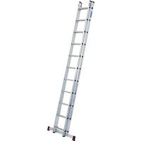 KRAUSE Schiebeleiter CORDA silber 2x 11 Sprossen, H: 310,0 cm von KRAUSE