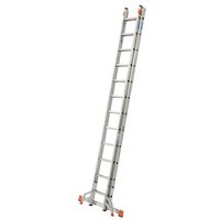 KRAUSE Schiebeleiter MONTO Fabilo alu 24 Sprossen, H: 355,0 cm von KRAUSE