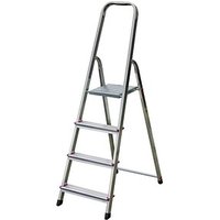 KRAUSE Stehleiter CORDA silber 4 Stufen, H: 150,0 cm KRAUSE Stehleiter CORDA silber 4 Stufen, H: 150,0 cm von KRAUSE