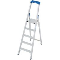 KRAUSE Stehleiter STABILO alu 5 Stufen, H: 200,0 cm von KRAUSE