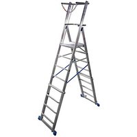 KRAUSE Podestleiter STABILO alu 8 Sprossen, H: 286,0 cm KRAUSE Podestleiter STABILO alu 8 Sprossen, H: 286,0 cm von KRAUSE